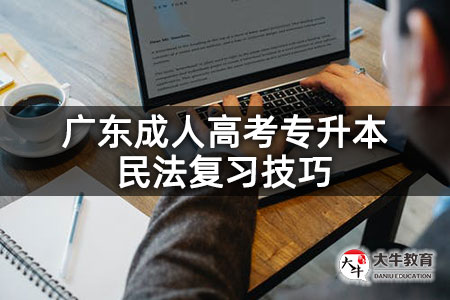 广东成人高考专升本民法复习技巧