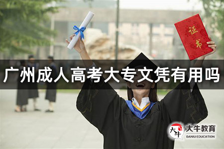 广州成人高考大专文凭有用吗