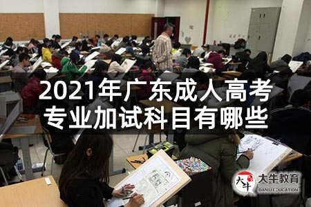 2021年广东成人高考专业加试科目有哪些