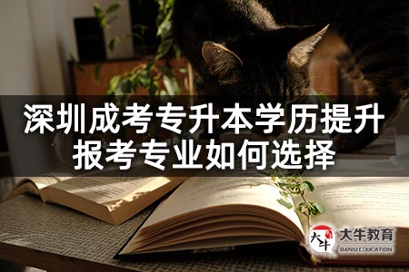 深圳成考专升本学历提升报考专业如何选择