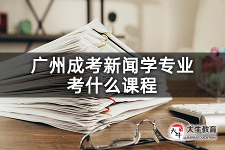 广州成考新闻学专业考什么课程