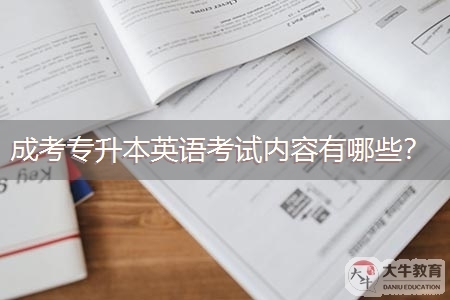 广州成考专升本英语考试内容有哪些？