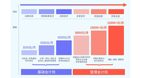 会计从业者年薪分布图