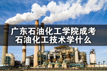 广东石油化工学院成考石油化工技术学什么