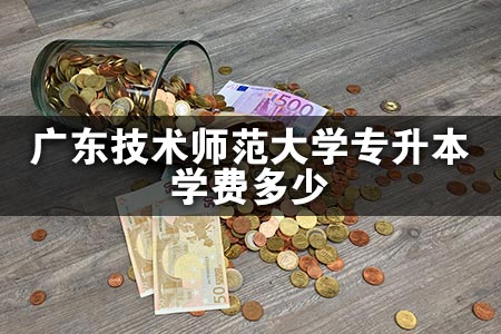 广东技术师范大学专升本学费多少