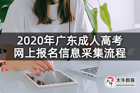 2020年广东成人高考网上报名信息采集流程