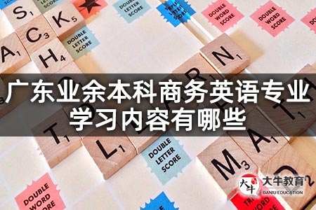 广东业余本科商务英语专业学习内容有哪些