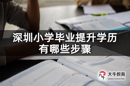 深圳小学毕业提升学历有哪些步骤