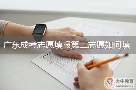 广东成考志愿填报第二志愿如何填