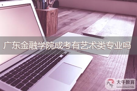 广东金融学院成考有艺术类专业吗