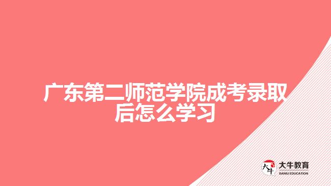 广东第二师范学院成考录取后怎么学习