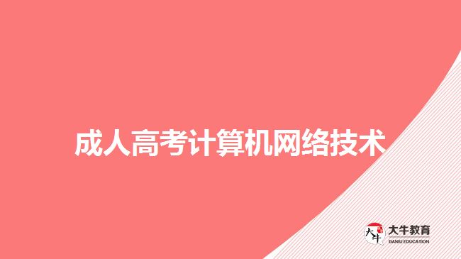 成人高考计算机网络技术
